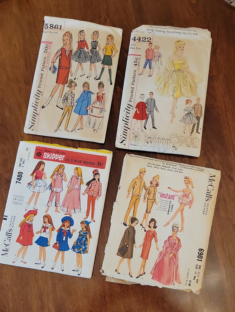 1960's Doll Patterns